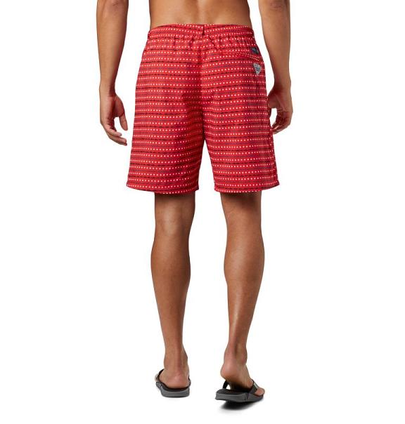 Columbia PFG Super Backcast Shorts Red For Men's NZ15823 New Zealand